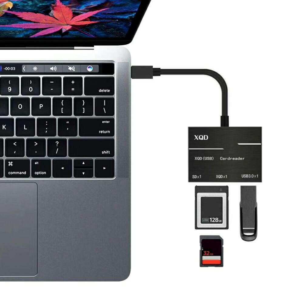 XQD SD Card Reader Upto 500MB/s High Speed XQD2.0 USB3.0 HUB Camera Kit Adapter
