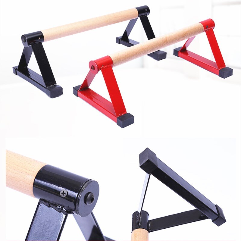 1pair Gym Fitness Parallel Bar Push-up Stands Iron Triangle Handstand Handles Rack Weight Arm Muscle Strength Training Equipment