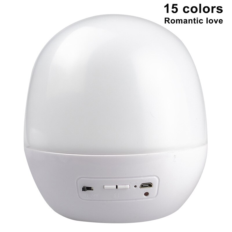 360 Rotation Starry Sky Projector Night Light With Music Box And 6 Projection Films For Kids Bedroom Nursery Decor EM88: Romantic 15 color