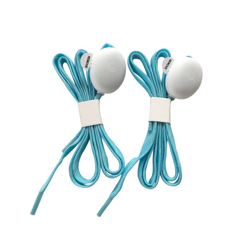 Party Skating Charming LED Flash Light Up Glow Shoelaces Shoestrings Luminous In The Dark Athletic Sport Boots Shoes Laces: Blauw
