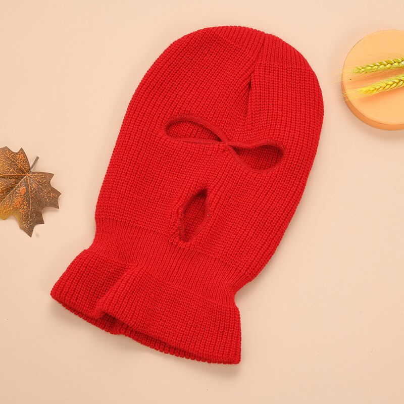 unisex Warme Gesicht Masken Volle Gesicht Abdeckung Maske Drei 3 See Sturmhaube betroffen Hütte Winter strecken Schnee Maske Mütze Hütte halloween Kappe: 9