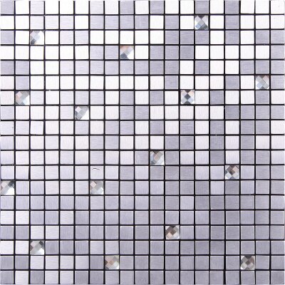 Selbst-adhesive Europäischen metall aluminium kunststoff panel mosaik fliesen TV hintergrund wand glas bar spiegel wohnzimmer 3D wand aufkleber: M