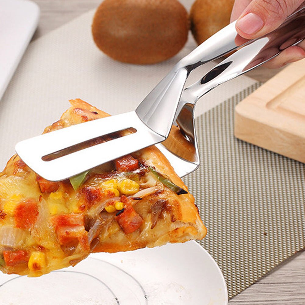 LOEFLIFA Edelstahl Küchenzange Mit Silikon-Handschuh - Hitzebeständige Grillzange