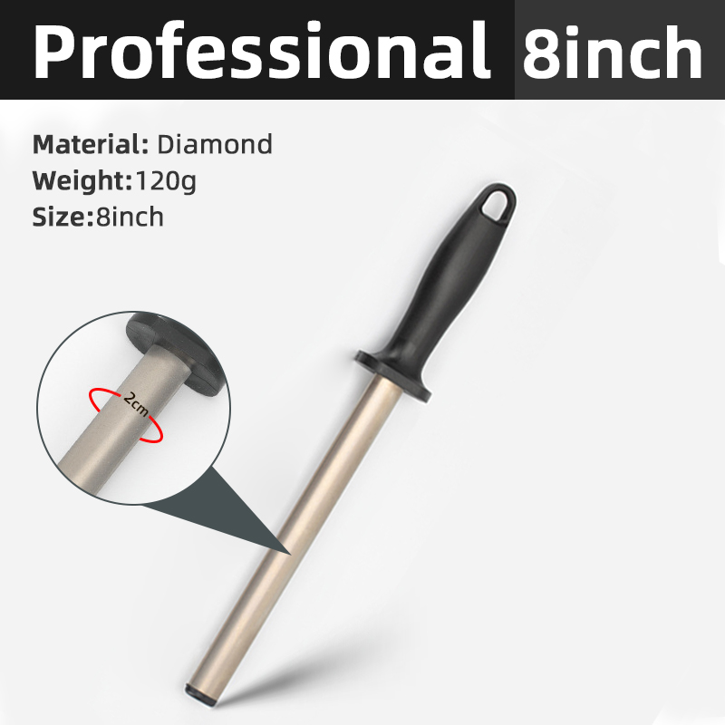 Afilador de cuchillos de diamante, superficie curva de acero Para afilar cuchillos, tijeras, piedra de afilar, herramienta de molienda de cocina: Amarillo claro