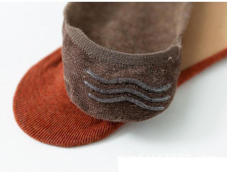 Calcetines de algodón de cinco dedos para mujer, medias invisibles de algodón, de silicona, antideslizantes, de verano