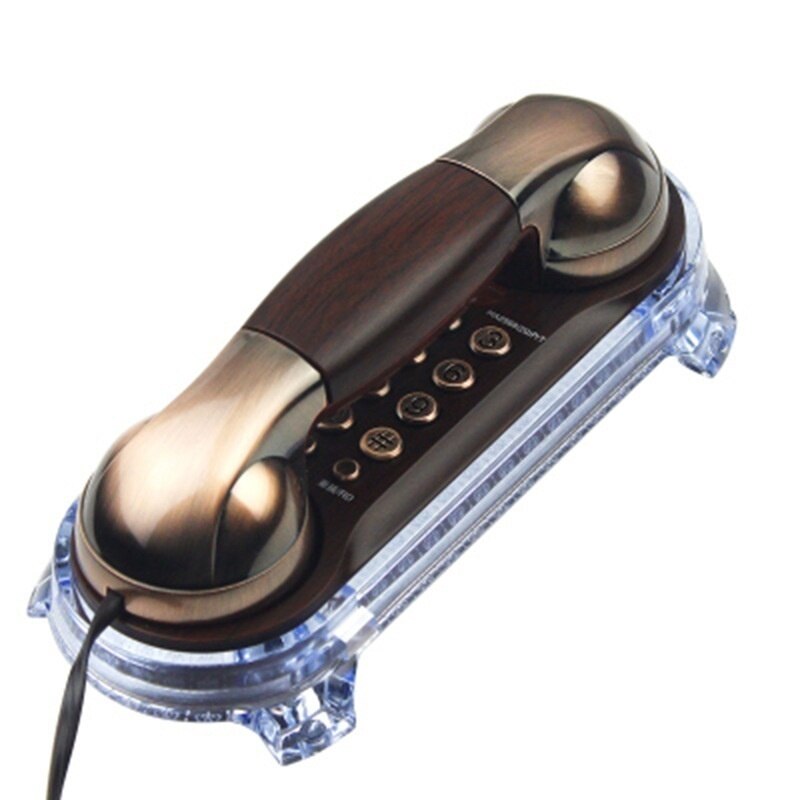 Vintage Wall Telephone, Corded Antique Landline Phone For Home, Retro House Working Trimline Phone For Home/Office/Hotel/Telephone Booth, Analog Wall Mountable Senior Telephones (Ivory
