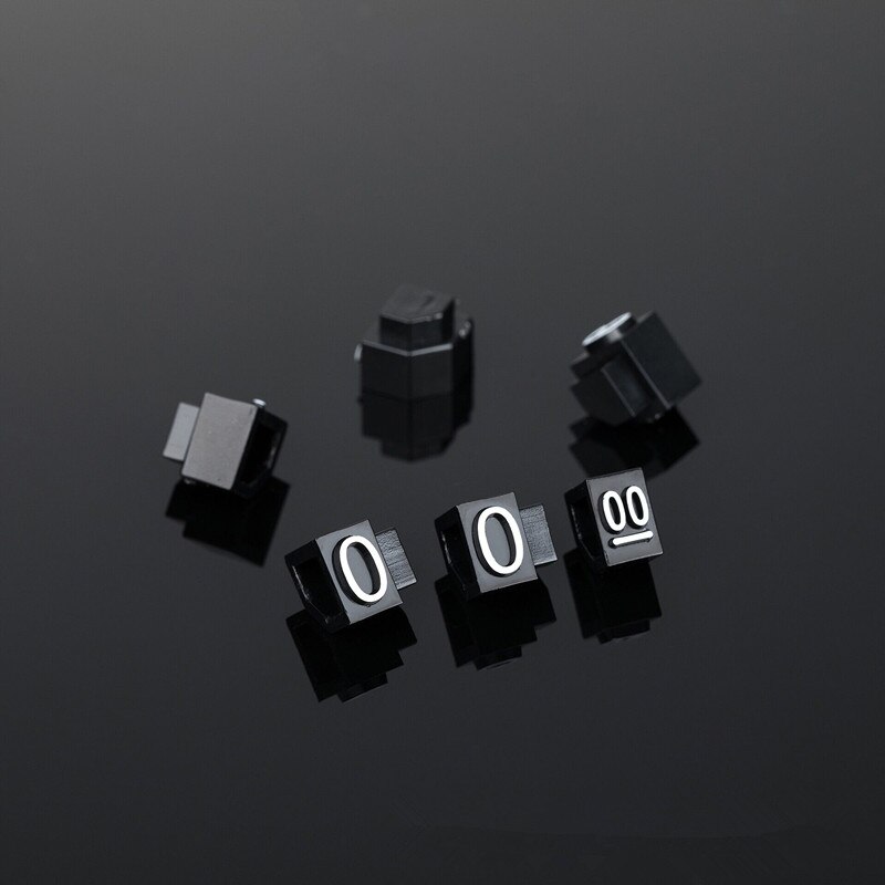 4*6mm Jewelry Pricing Cube Angled Set Small Pricing Block Kit Number Price Label Tag Price Display Stand