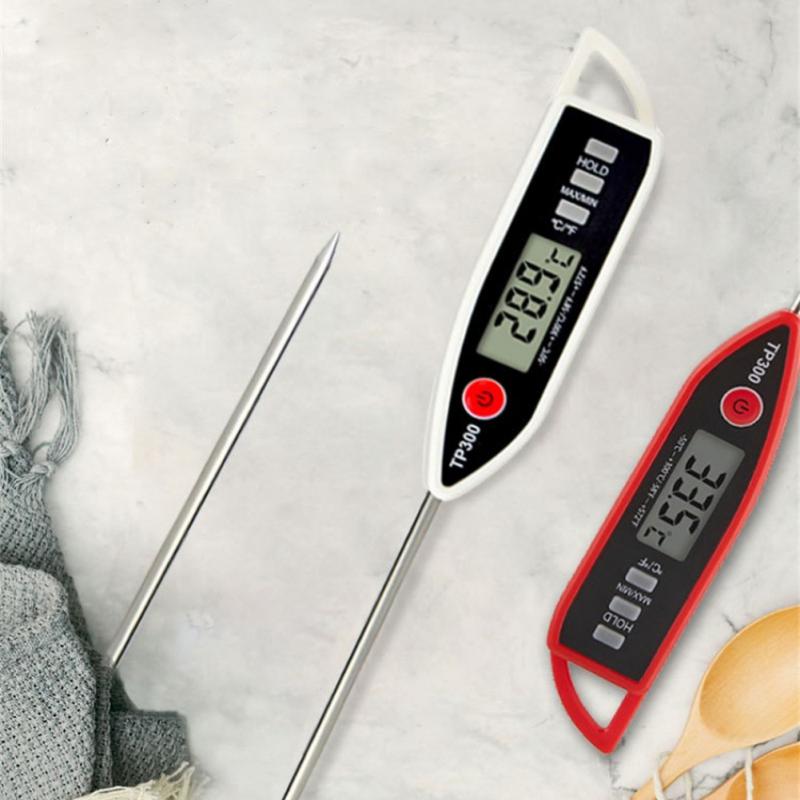 TP300 Food Digital Thermometer For Kitchen BBQ Probe Meat Water Milk Household Cooking Electronic Oven Thermometer Gauge Tools