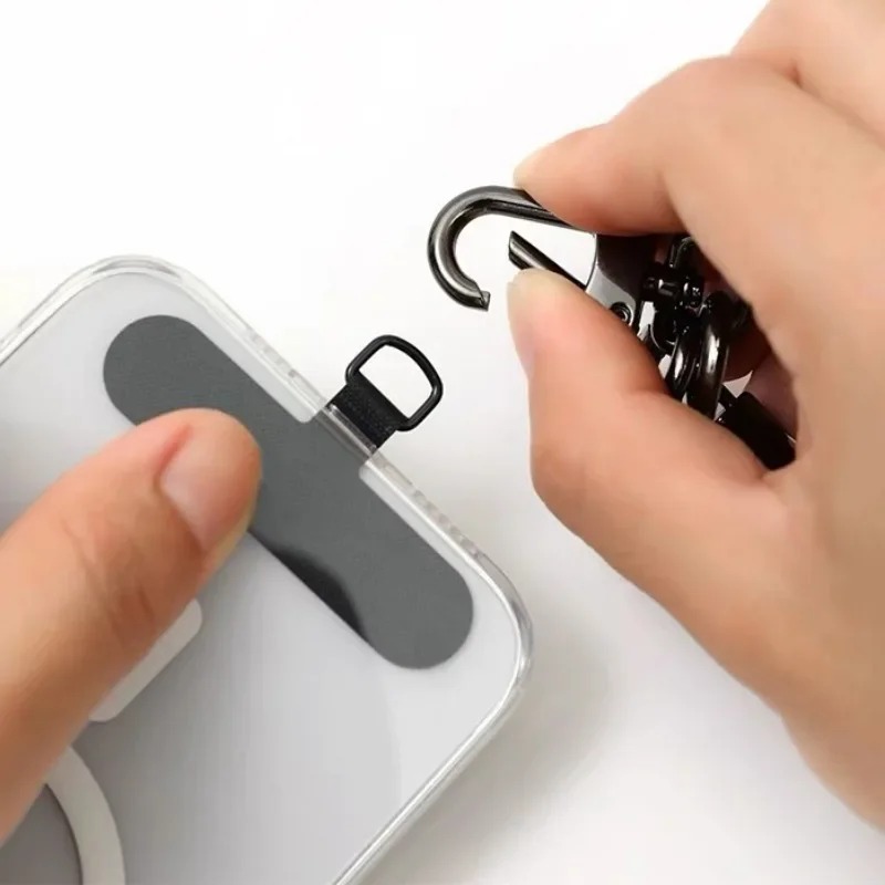 Smycz do telefonu Anti-lost Smycz Pasek Odpinany Kolorowa uszczelka Metalowy pierścień Klips Sznurek do zawieszania Zakładka do telefonu Akcesoria do etui na telefon ﻿