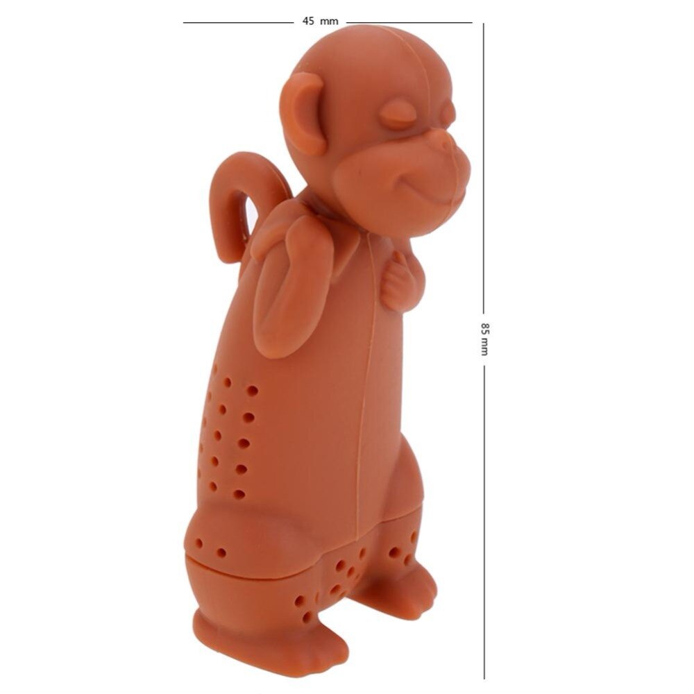 MOFUNYO Food-Grade Silicone Monkey Tea Infuser Loose Leaf Strainer Coffee Filter Diffuser