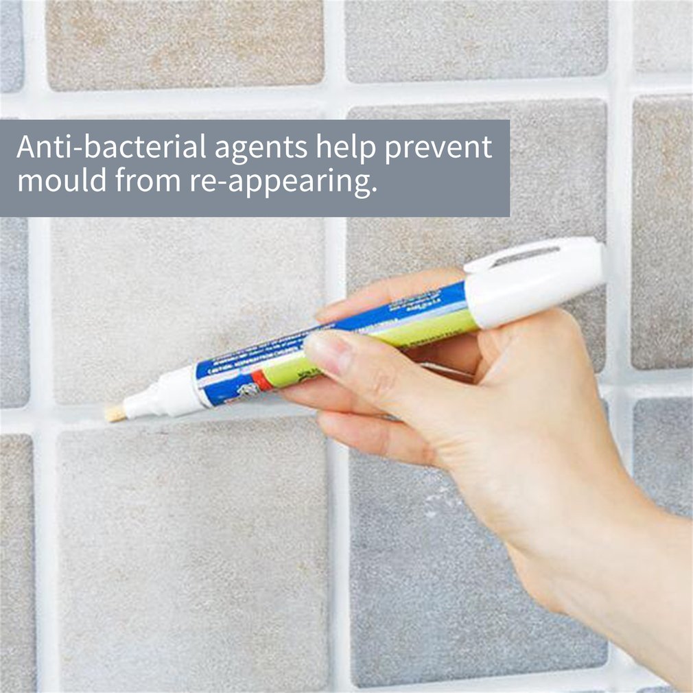 Flise reparation pen genopfyldning væg hulrum injektionsmørtel opfriskende markør lugtfri ikke giftig for fliser gulv køkken badeværelse rengøringsmiddel