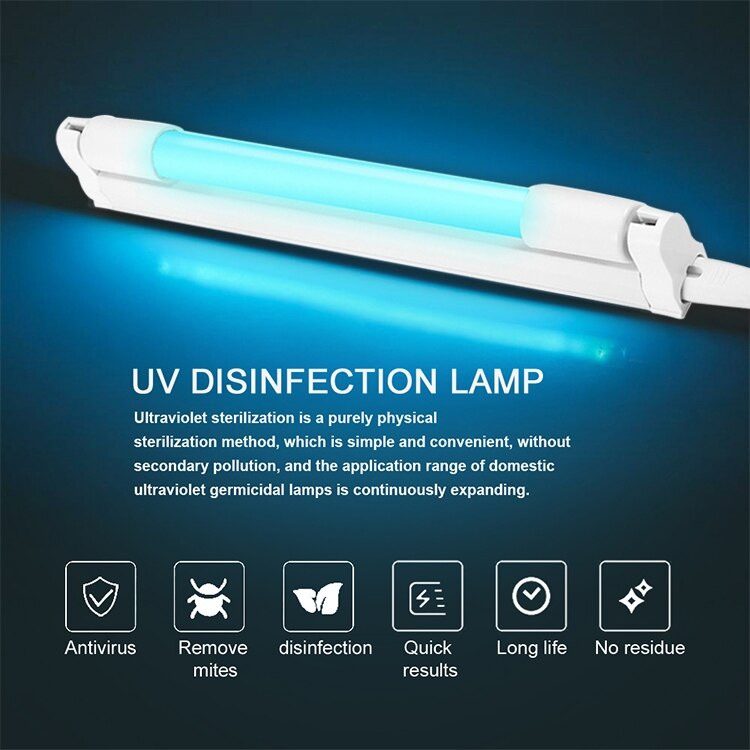 110V 6W/ 220V 6W ozonu kwarcowy UV telefon komórkowy dezynfekcji światła przenośne UVC antywirusowe lampy sterylizacji, wtyczka amerykańska, wtyczka ue