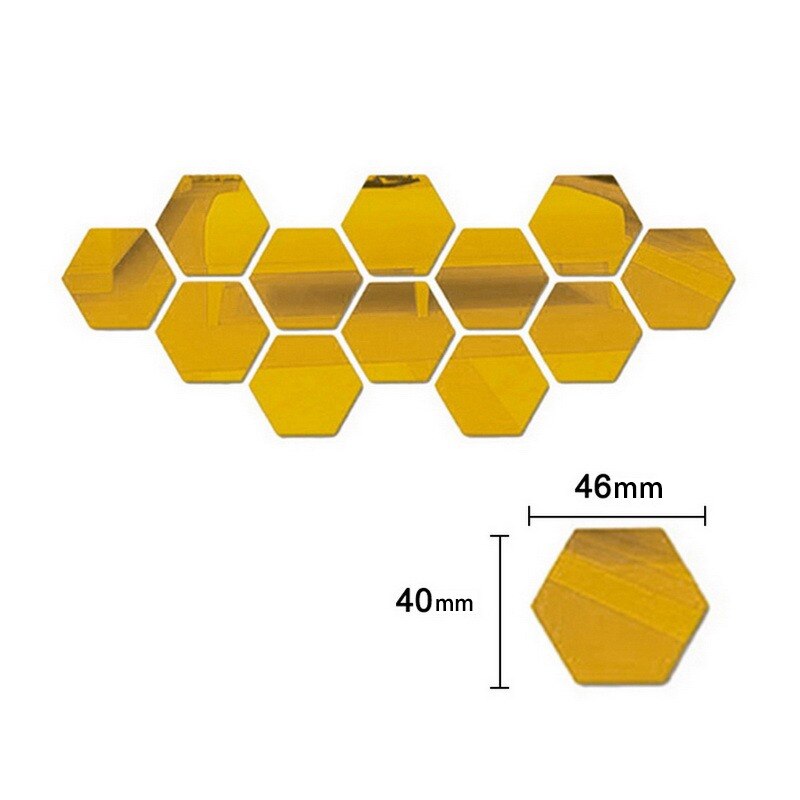 DIY pióro pióropusz 3D lustro naklejka ścienna do sztuka do salonu winyl do wystroju wnętrz naklejka naklejka akrylowa Mural tapeta z dekorem: B-gold 4.6x4x2.3cm