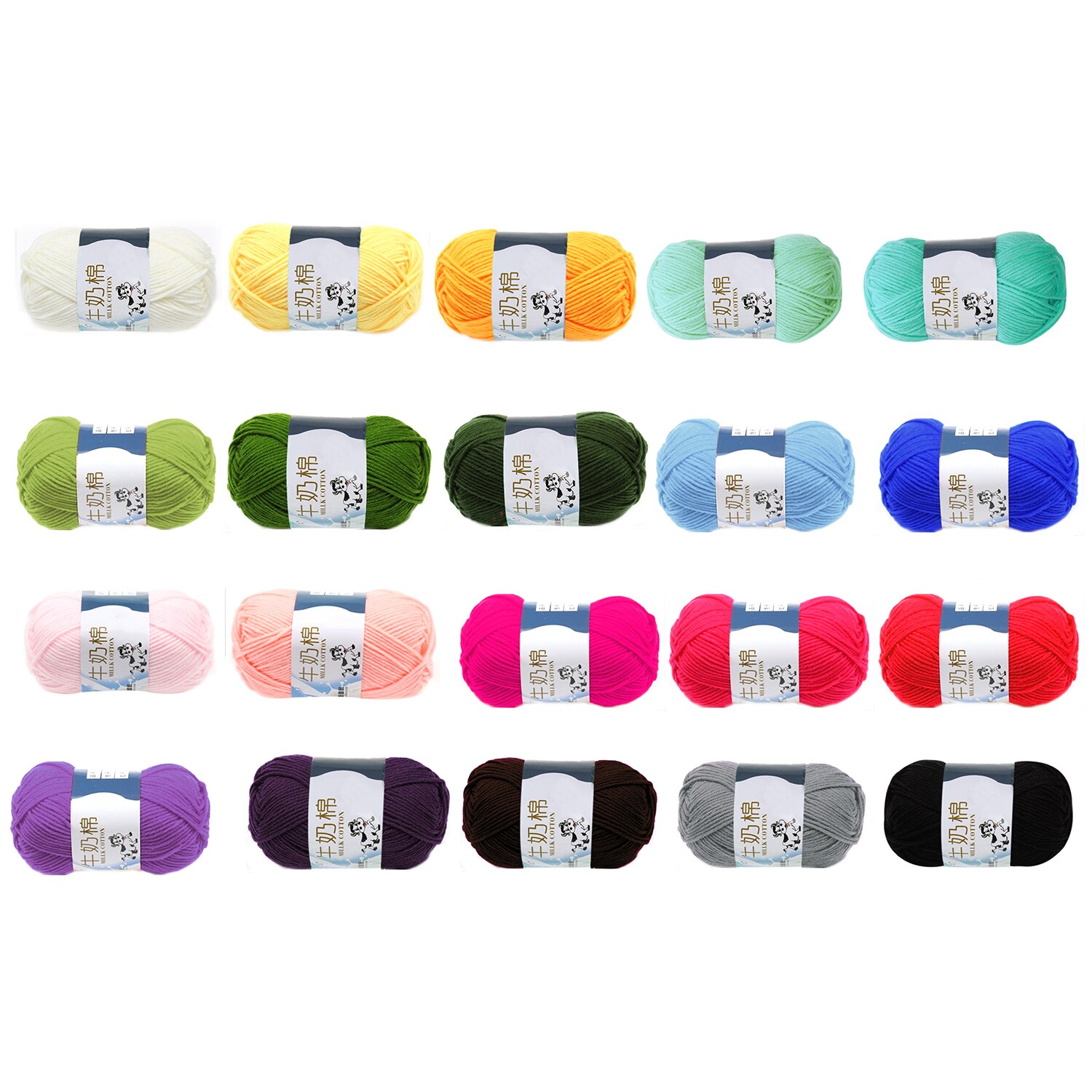 1 group Milk Cotton wool Yarn For Hand knitting Soft(light pink)Line rough about 2.5mm