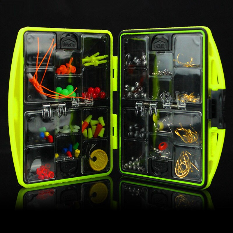184Pcs Outdoor Vissen Tool Set Box Vissen Kralen Lokken Aas Jig Haak Wartels Visgerei Met 24 Compartimenten Fishing Accessoires doos