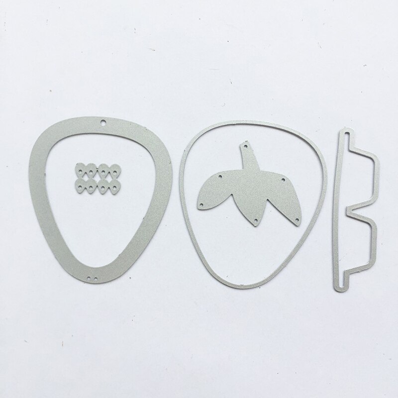 Strawberry Fruit Shake FrameDies Scrapbooking Stencil Metal Cutting Dies 2022 Craft Die Cut DIY Christmas Card Making Photo