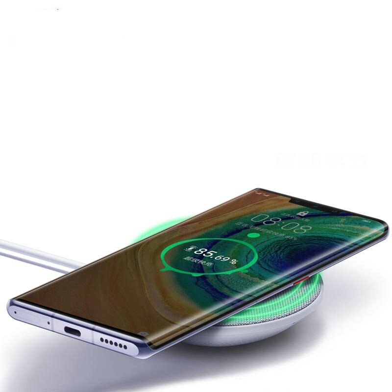 Huawei  cp61 supercharge wireless charger 27w max qi wireless charger für iphone, samsung, huawei mate 30 pro schnellladegerät