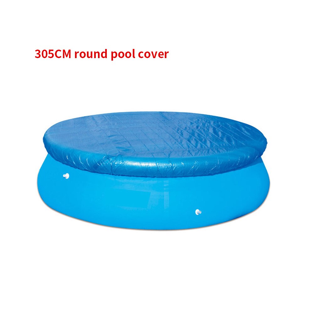 Swimming Pool Cover Anti-Dust Rainproof Durable Pool Above Cloth To Protect The Swimming Pool Water Clean Swimming Pool Cover: Diameter 305cm