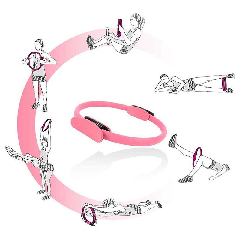 Pilates ring fitness ic pilates cirkel hjemme gym dragt toning lår abs og ben til body toning & yoga træning