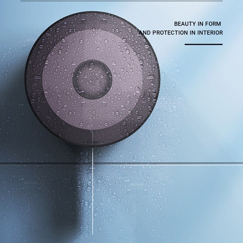 Punch-free Paper Reel Wall Mounted Frosted Translucent Waterproof Wall Mounted Bathroom Roll Paper Cylinder Paper Towel Box