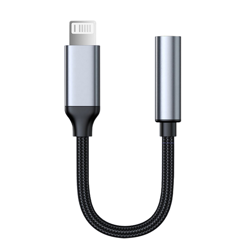 Lightning To 3 5 MM Jack AUX Cable Adapter For iPhone 12 13 14 Pro Adapter Headphone Connector Audio Splitter iphone accessories: green
