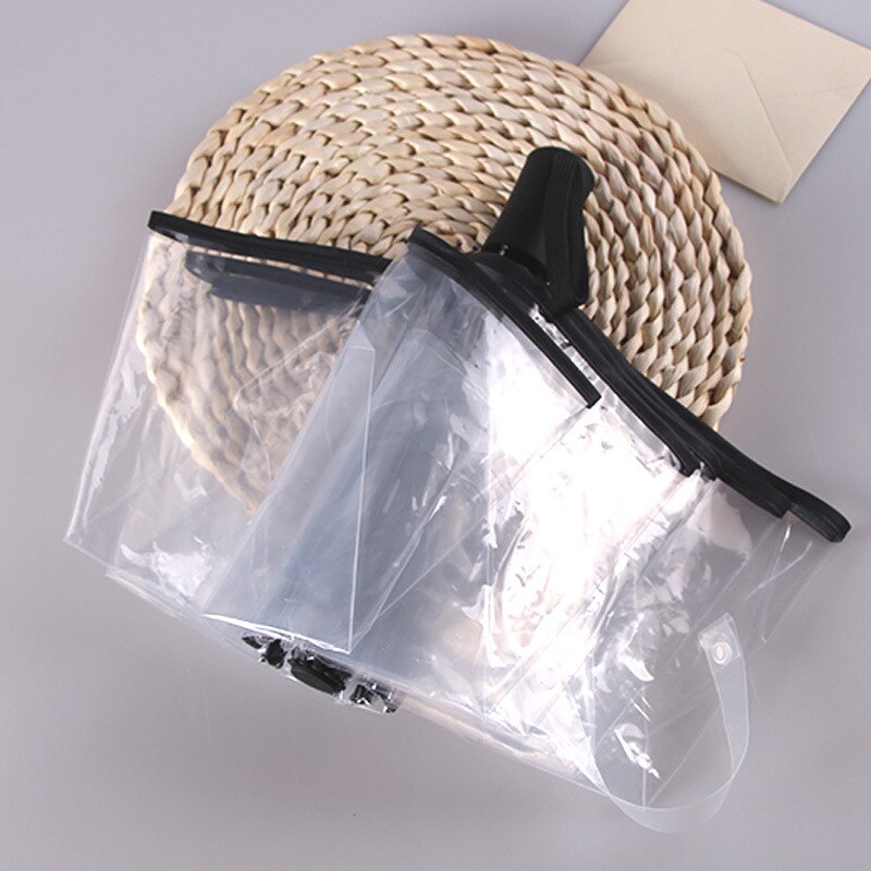 Paraguas plegables automáticos, transparentes, paraguas portátil, paraguas para lluvia, paraguas bonito para mujer