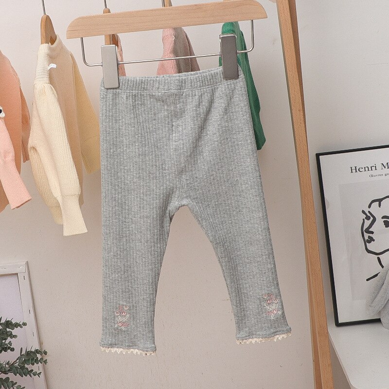 Leggings para niñas pequeñas, novedad, primavera 2022: Gray