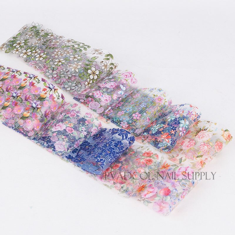 Fleur ongle autocollant enveloppes curseur transfert d'eau décalcomanie feuilles feuille Nail Art décoration acrylique manucure outil