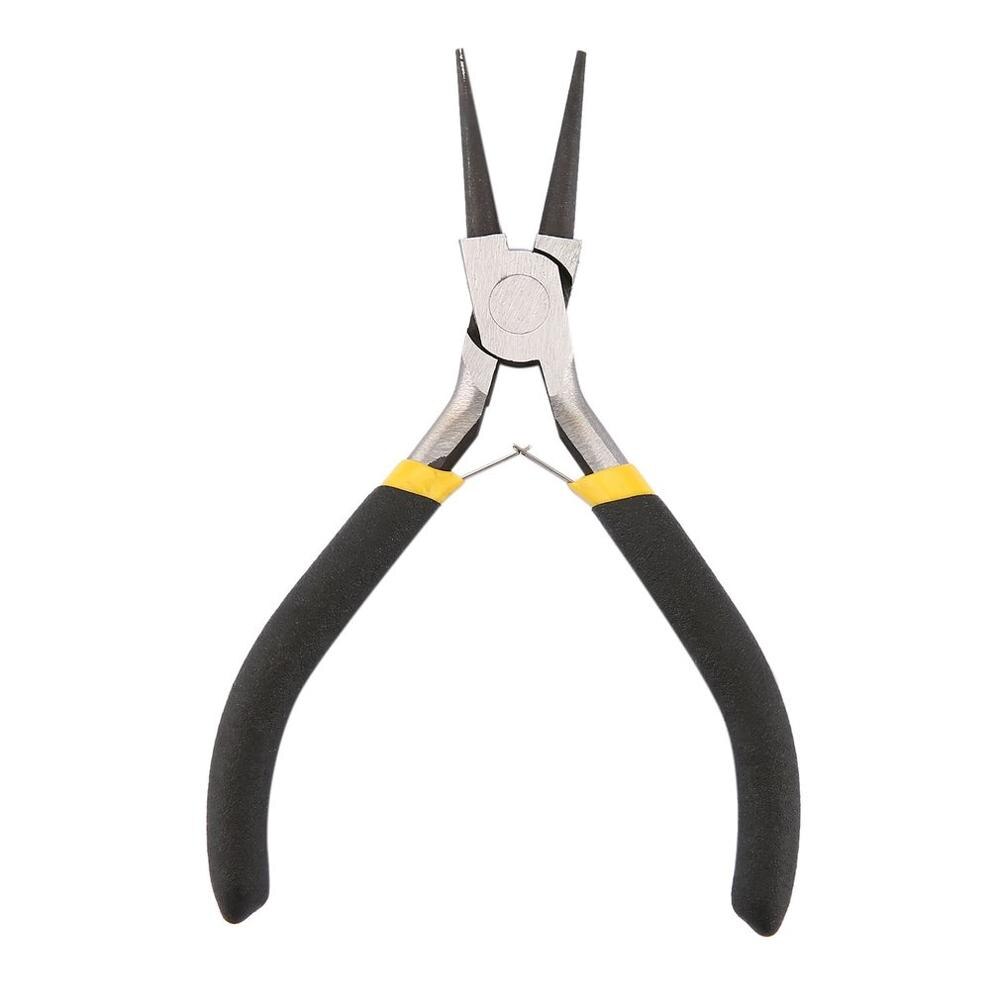 Outad Sieraden Maken Kralen Mini Tang Gereedschap Kit Set Ronde Platte Lange Neus: Round Mouth Pliers