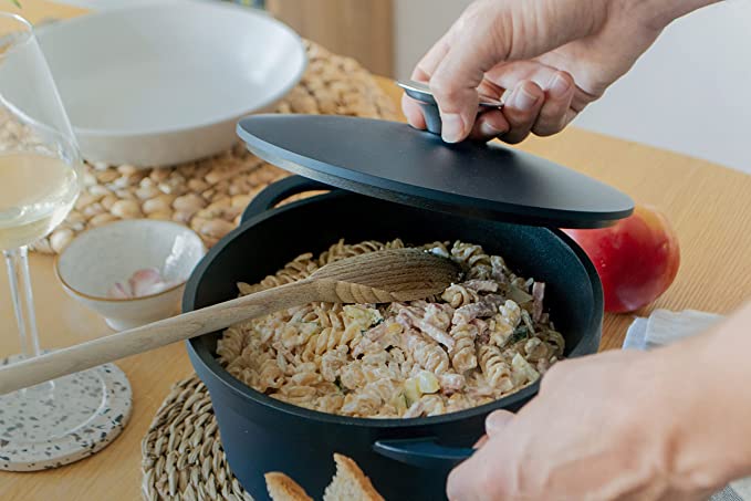 Mellerware-high pot cast aluminum Cuking! 24cm | Full Induction | Non-stick resistant pan | Suitable for all types of kitchens: Induction, oven | Free PFOA and PTFE | Red