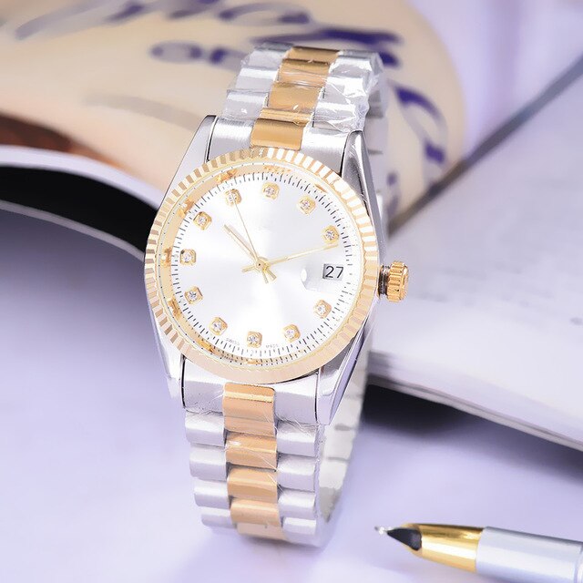 Mens Vrouwen Horloge 38Mm Automatische Beweging Roestvrij Staal Horloges Mechanische Horloges Luxe Horloges Btime