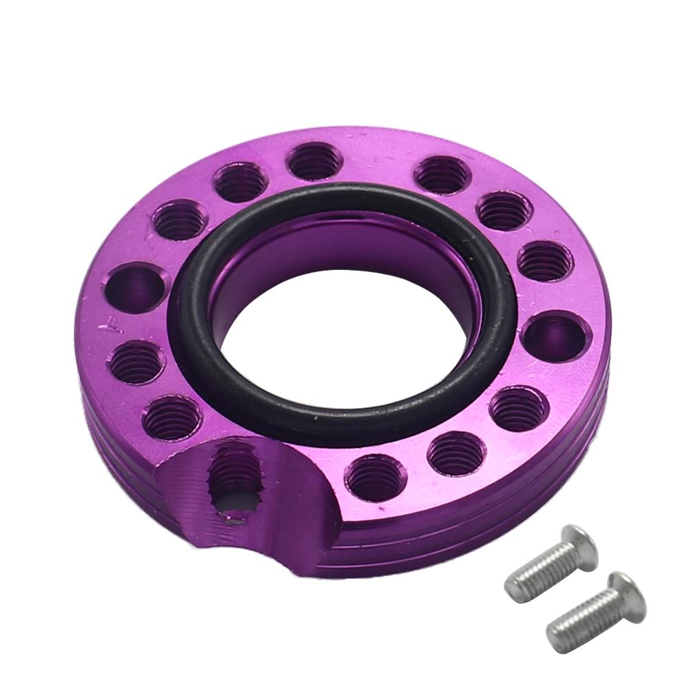 28mm CNC Carb Adjuster Carburetor Inlet Manifold Spinner Plate Adaptor For Pit Dirt Bikes Buggy: purple