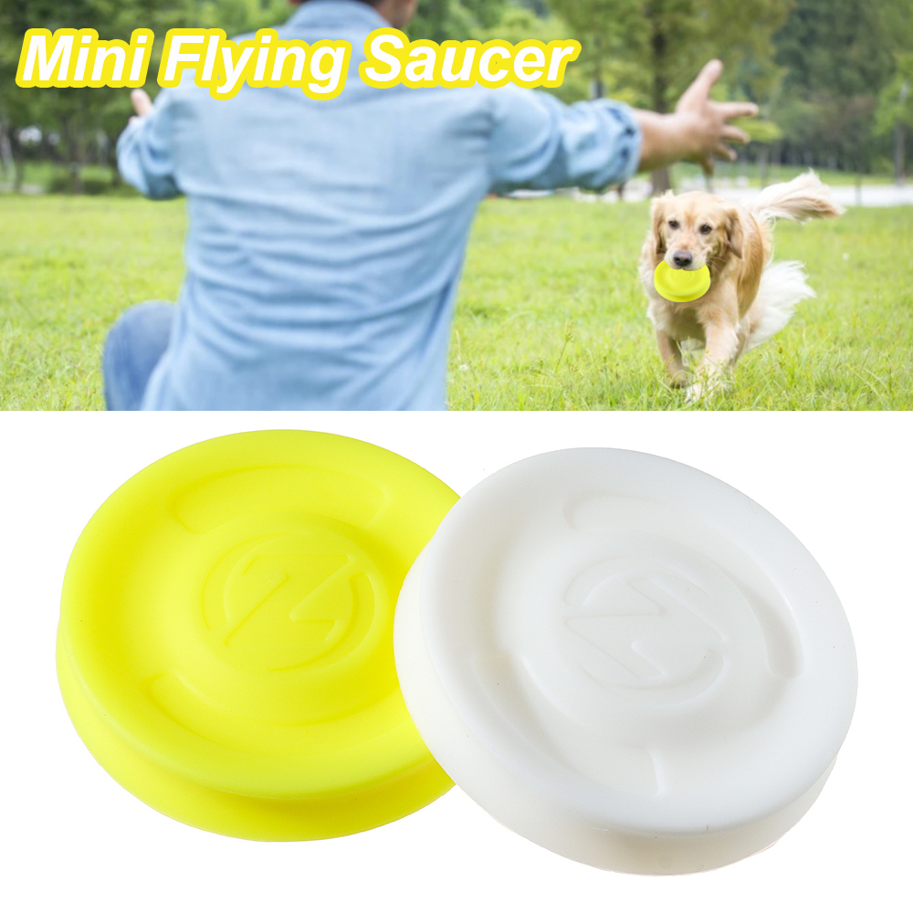 1Pcs Mini Siliconen Gel Flying Disk Strand Outdoor Sport Decompressie Speelgoed Strand Amusement Speelgoed Kids Volwassenen