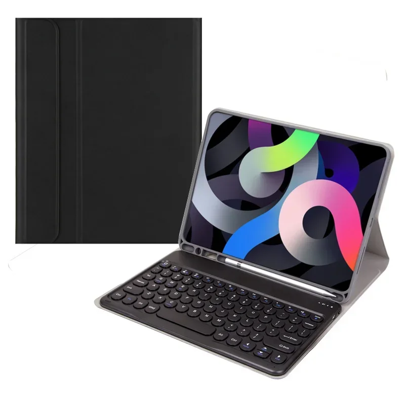 Custodia con tastiera magnetica per iPad 11a generazione Custodia con tastiera 2025 per iPad 11a generazione Custodia per tavoletta A16 da 11 pollici Teclado: Rosso