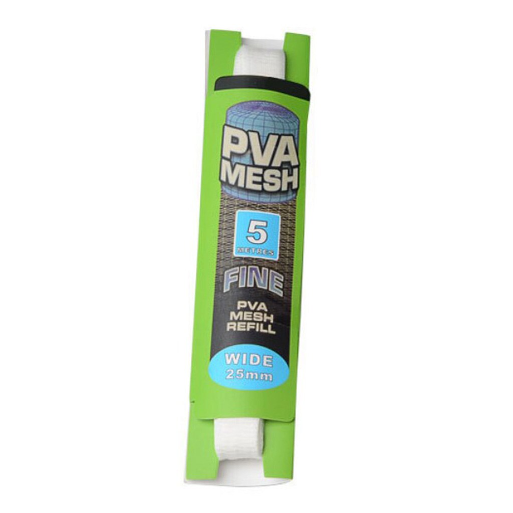 Pva Oplosbare Smalle Vissen Netwerk Refill Kous Aas Tas 5M Bescherm Vis Netto Uitspanning Tool Tackle Accessoire 25Mm 37Mm