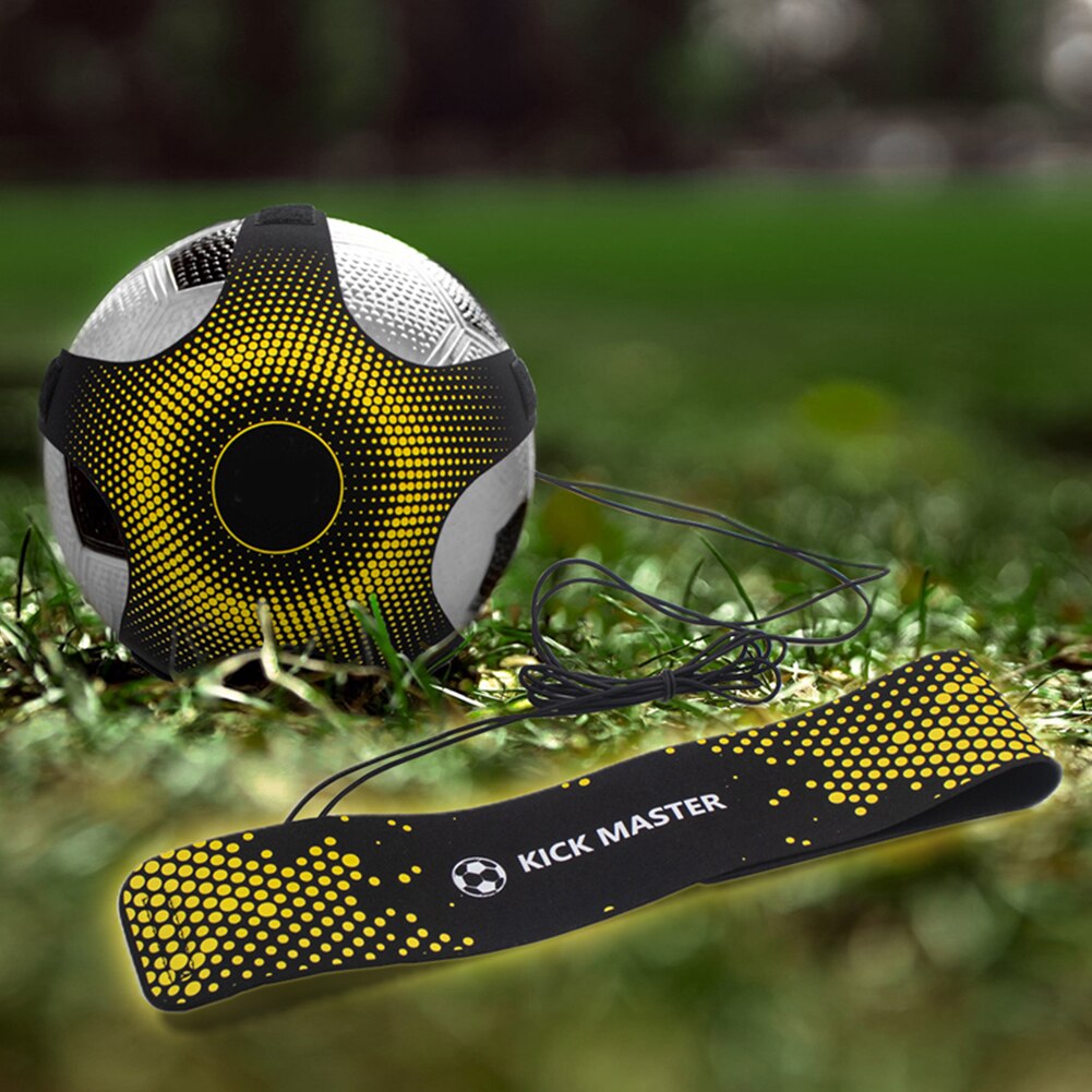 Fußball Trainer Kick Ball Werfen Solo Praxis Training Aid Control Fähigkeiten Unterstützung Kinder Einstellbare Fußball Training Gürtel
