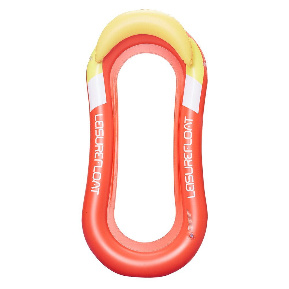 Opblaasbare Drijvende Rij Zwemmen Party Beach Water Zwembad Float Ligstoel Stoel Draagbare Air Matras Water Sport Accessoires: YELLOW