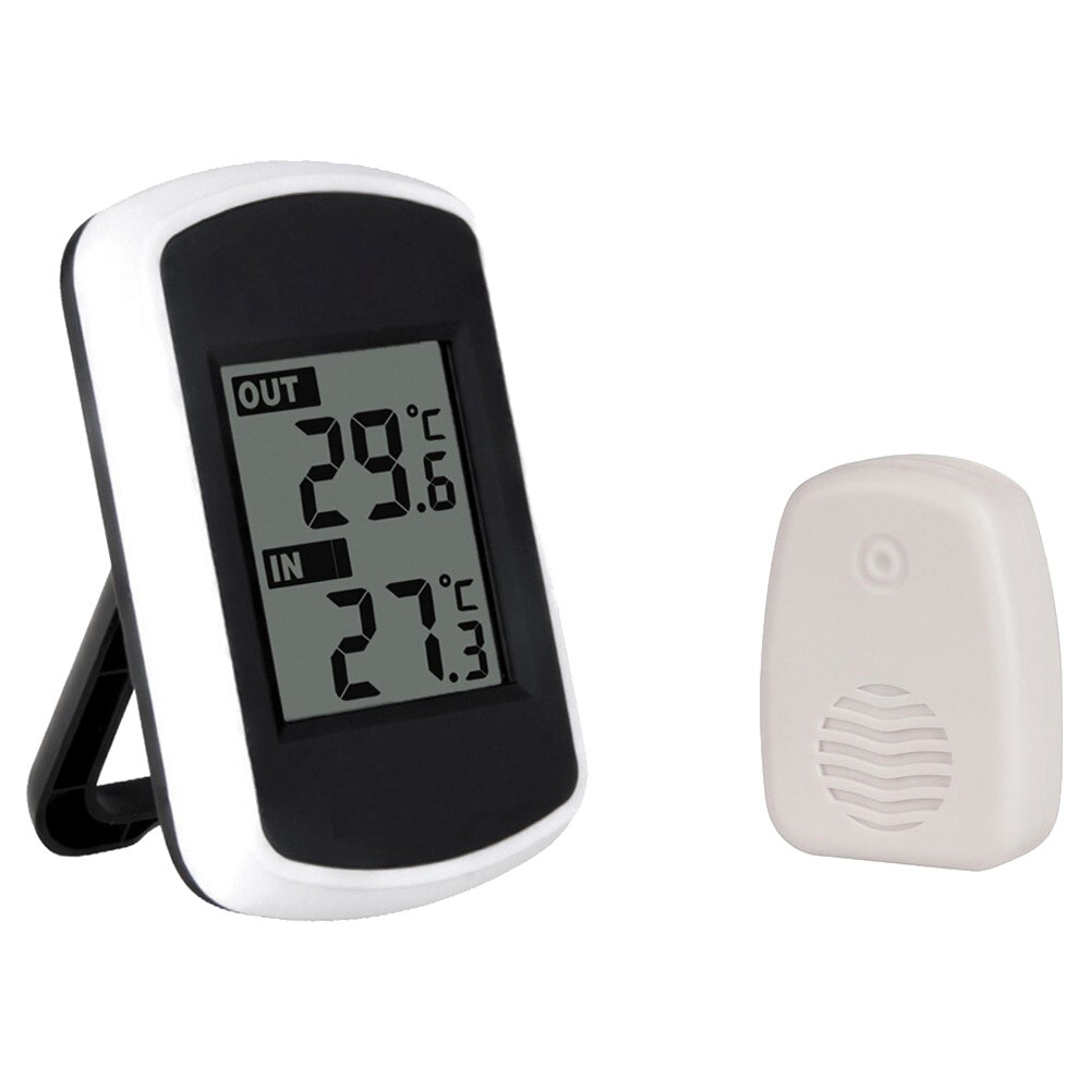 Digital lcd trådlös termometer väder inomhus/utomhus temperaturmätare 1x mottagare , 1 x sändare