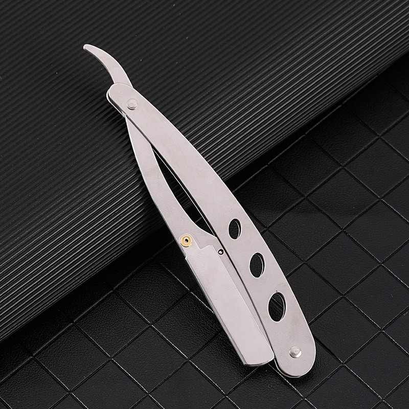 Straight Edge Razor Haircut Beard Eyebrow Shaving Tool Manual Depilation Razor Hairdresser Trimming