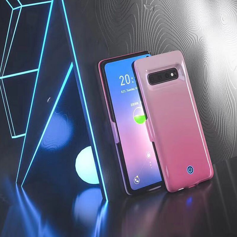 Araceli robić Samsung galaktyka S10E etui na baterie 7000 Mah ładowarka Capa moc Bank robić Samsung galaktyka S10E etui na baterie: róża złoto