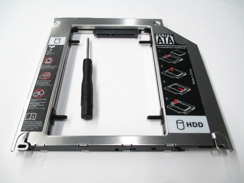 Super slim usb 2.0 slot-in dvddrw kit usb dvd etui og 15 " 17 " hdd ssd optibay adapter 2nd caddy til apple macbook pro unibody