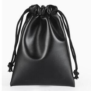 1pc 7x8, 9x9, 12x11, 11x15, 15x20, 21x25cm Drawstring PU Leather Bags Jewellery Pouches Packing Pouch Storage Bag: 11x15cm