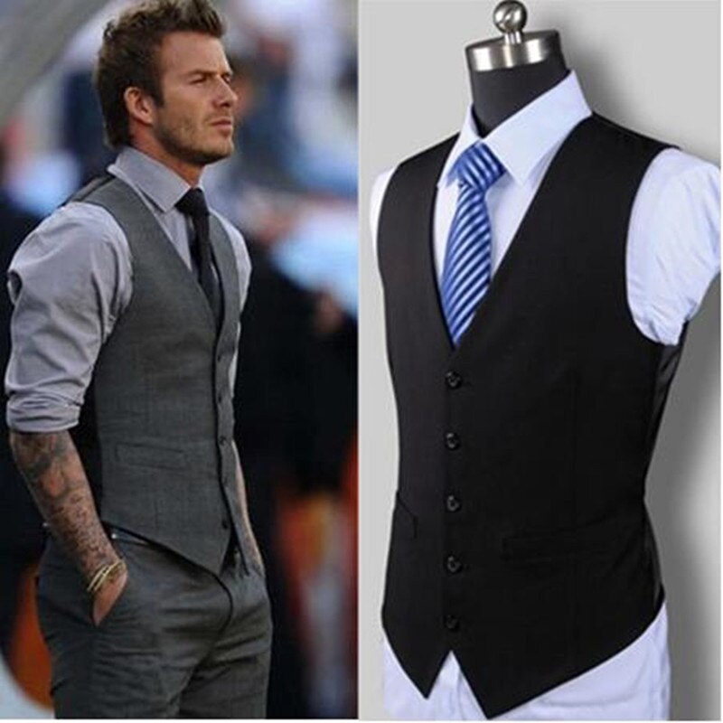 British Style Vest Wedding High Goods Cotton Men's Suit Vest High-end Men's Business Casual Suit Vest