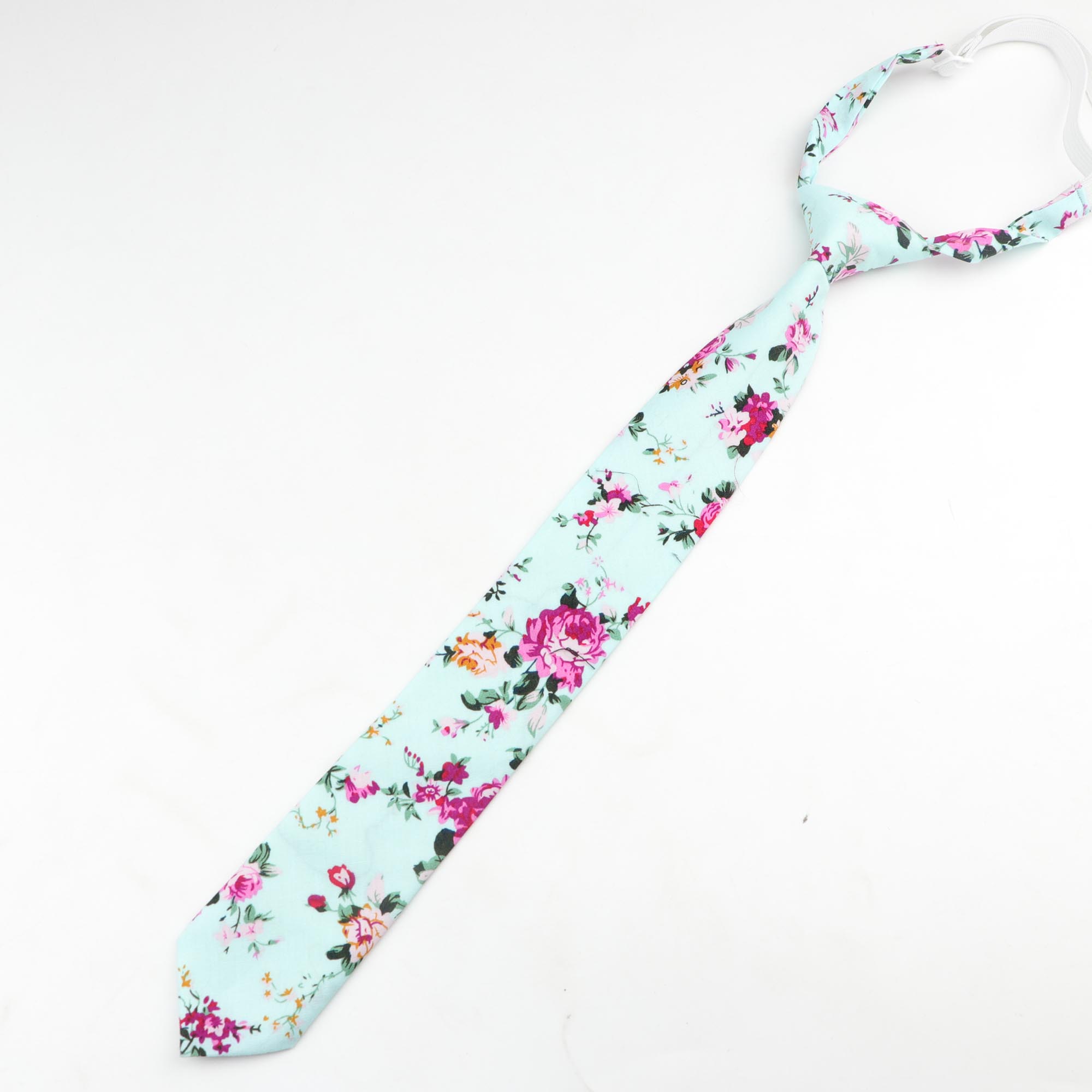 Corbata colorida de algodón para niños, corbatas florales de frutas a rayas de 5cm de ancho, corbatas finas y gruesas: 2