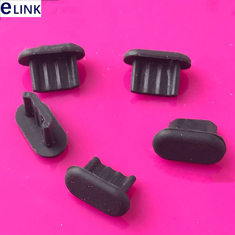 Copertura protettiva del gel di silice della spina di polvere del micro USB 100pcs per l'interfaccia di dati del telefono cellulare che carica il cappuccio antipolvere ELINK di trasporto libero