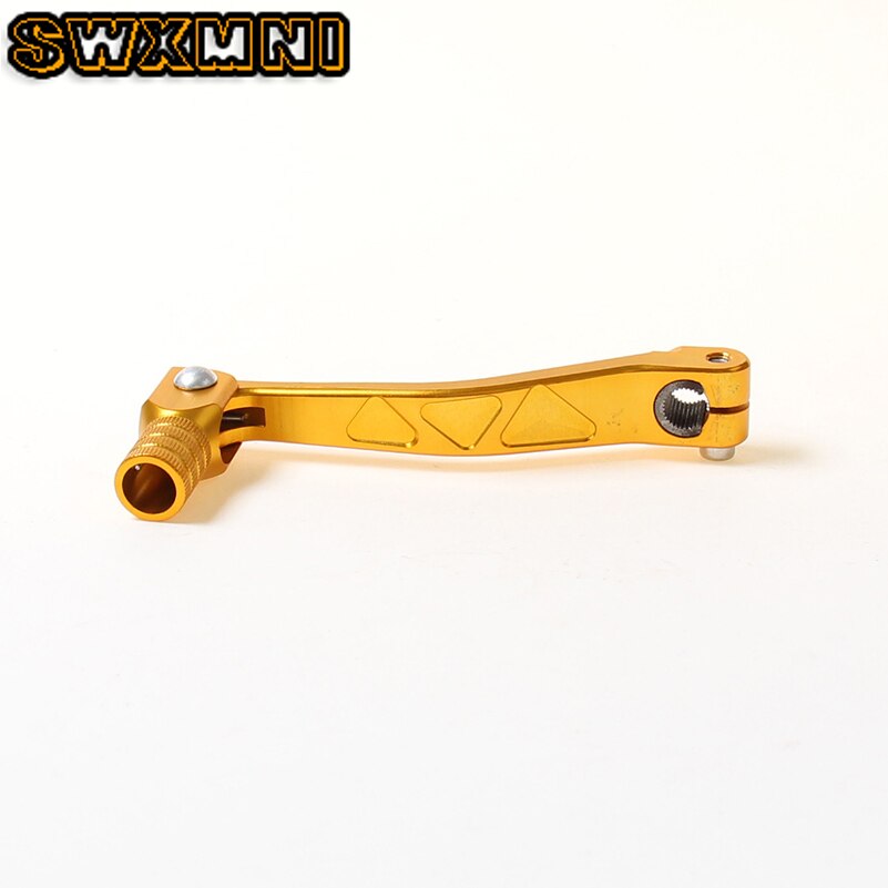 Cnc Aluminium Vouwen Versnellingspook Voor Kayo Bse Apollo Xmotos Ssr Crf Klx 50 70 90 110 125 140 150 160 Cc Dirt Pit Bike: gold