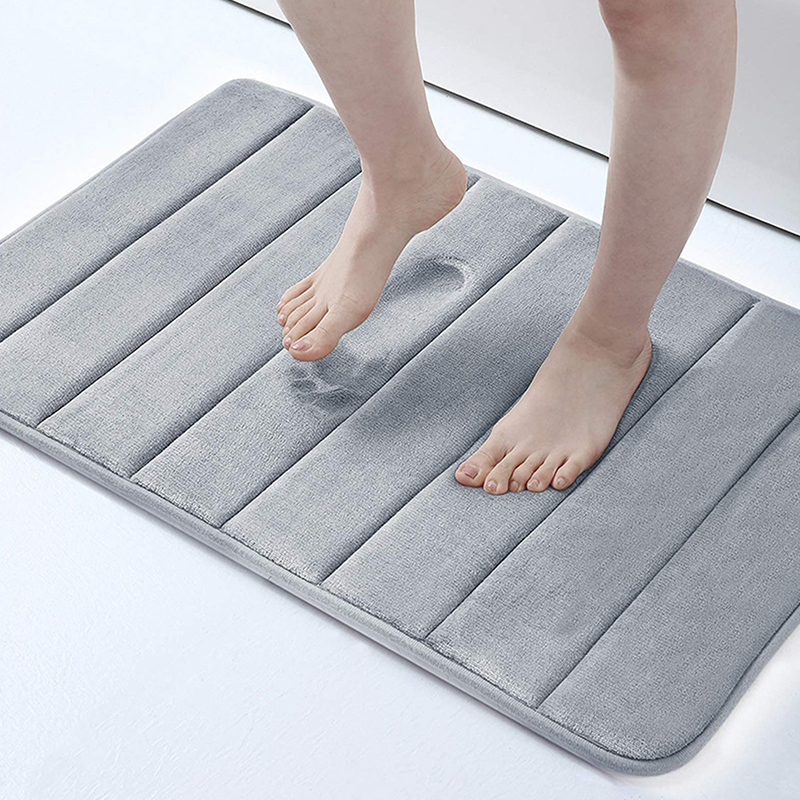 60 x 40cm badrums halkfri matta snabb vattenabsorberande matta mjuka badrumsmattor toalettgolvmatta heminredning