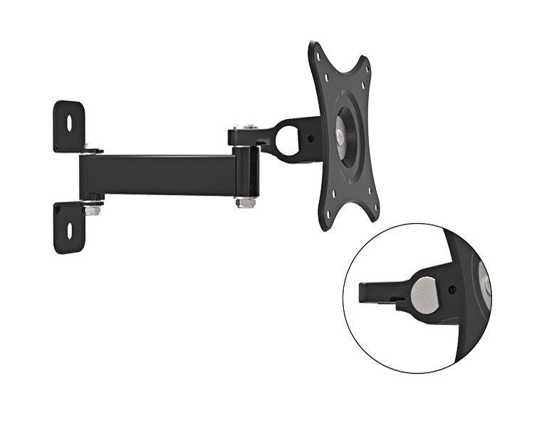 17 "-27" TV Muur Mount Tilt Volledige Rotatie LED Monitor Arm Beugel Max. laden 10kgs