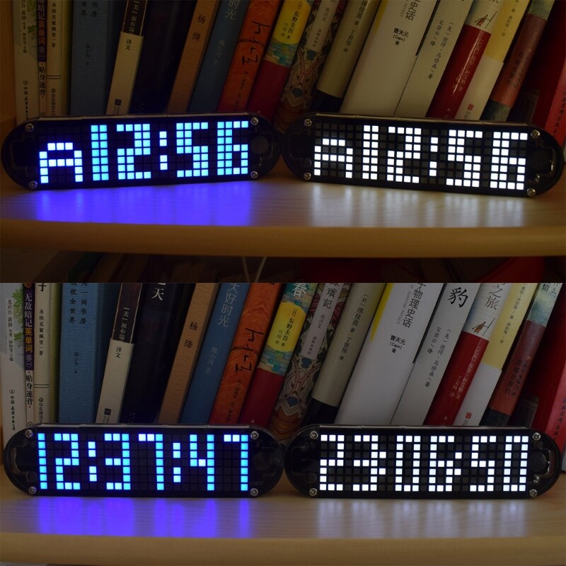 DS3231 Multifunktions Wecker LED Dot Matrix Animation Effekte DIY Kit