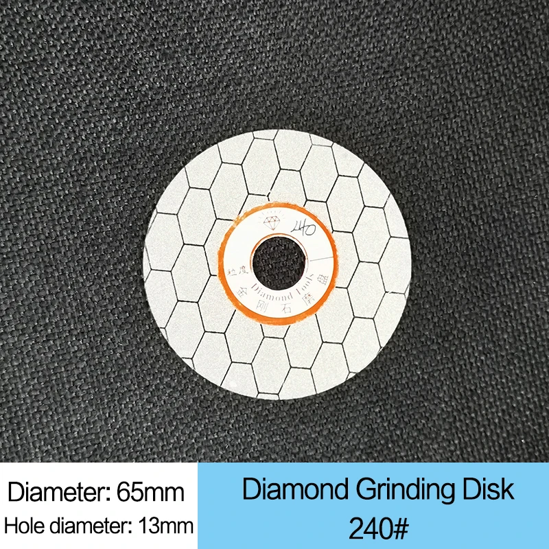 65/70mm diamantslipskivor diamantslipsten praktisk pålitlig slipskiva tillbehör roterande slipskiva verktyg: Grå